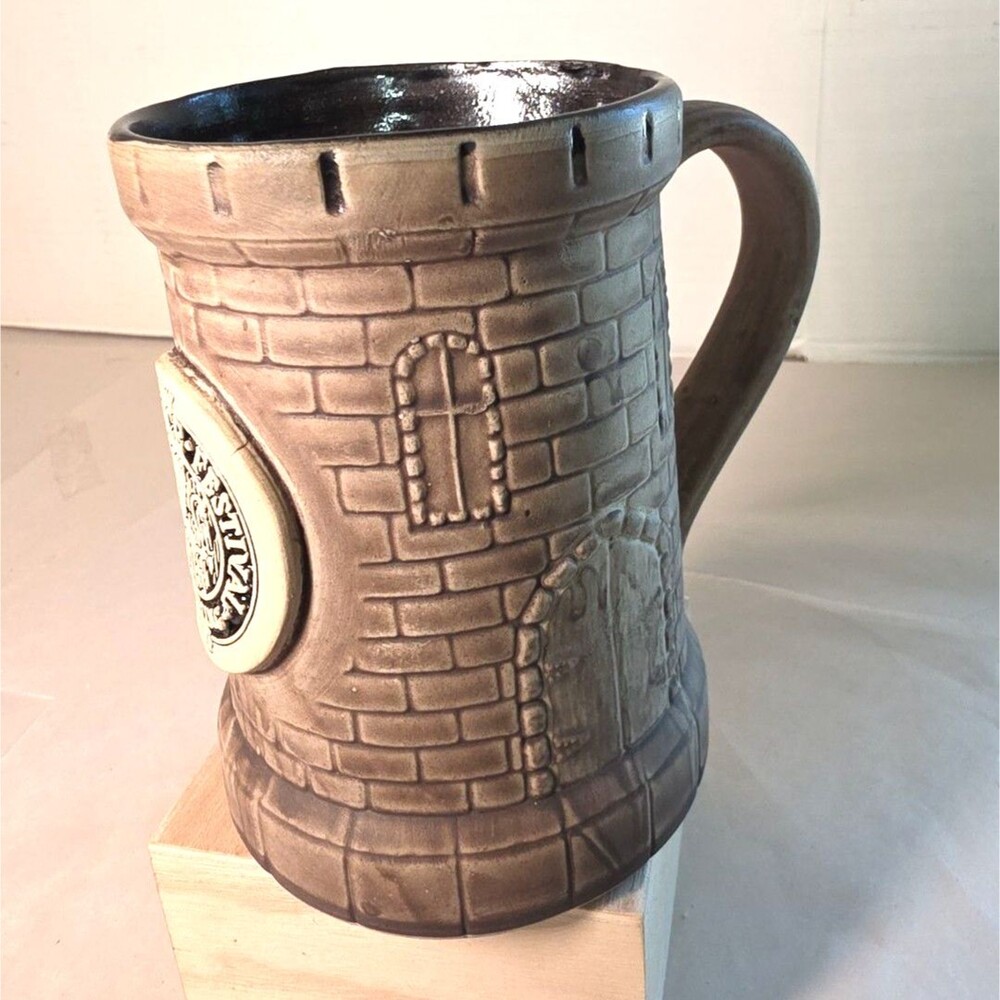 Castle 2001  Renaissance Festival Sterling NY Handmade Stein Mug Stoneware 12oz